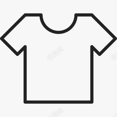 白色短袖T恤时尚ios7lite2图标图标