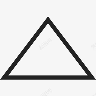 几何金字塔形状箭头组合图标图标