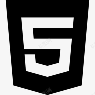 尖叫字体HTML5标志字体很棒填充图标图标