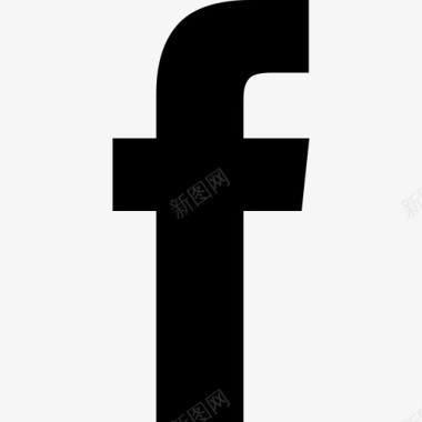 Facebook标志字体很棒填充图标图标