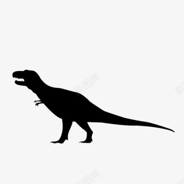 恐龙动物头骨霸王龙动物生物图标图标