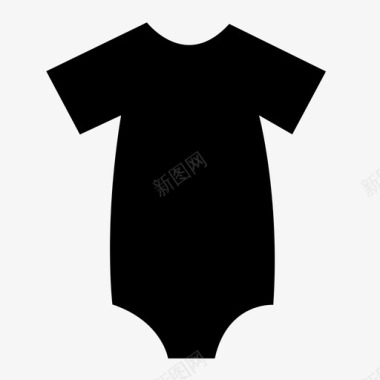 孩子和婴儿孩子婴儿婴儿服装图标图标