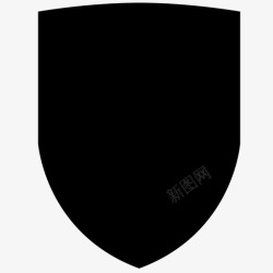防护盔甲盾牌盔甲盾徽图标高清图片