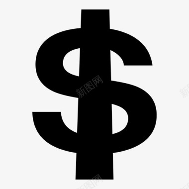 美元小图标美元现金货币图标图标