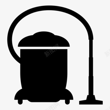 吸尘器车间吸尘器干湿吸尘器图标图标