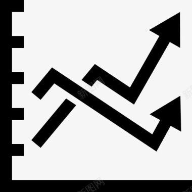 创意信息图表图表数据增长图标图标