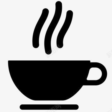 蒸汽煮茶咖啡茶蒸汽图标图标