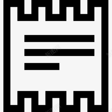 收据收据帐单文件图标图标