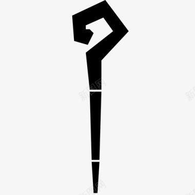 中世纪魔杖手杖魔法图标图标