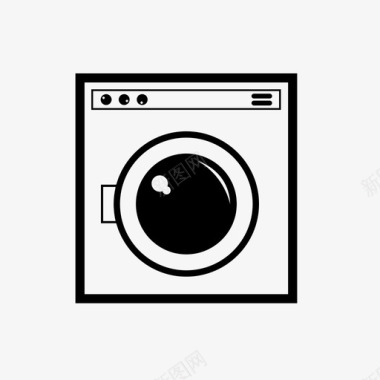 洗衣图标烘干机洗衣机图标图标