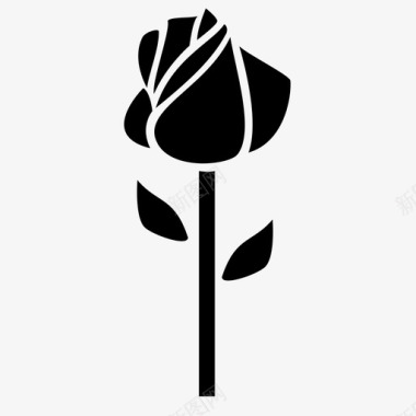 鲜花玫瑰浪漫求婚图标图标