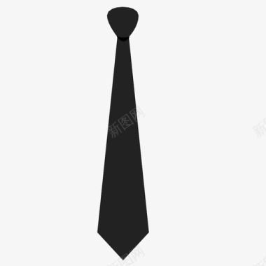 领带商务服装时尚男士图标图标