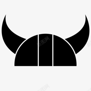 北欧海盗盔甲战斗俱乐部帽子图标图标