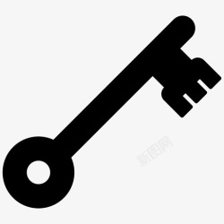 打开木门旧锁钥匙钥匙孔锁n钥匙图标高清图片