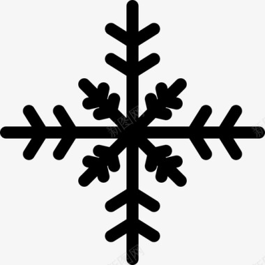 冬天的雪人雪花圣诞节寒冷图标图标