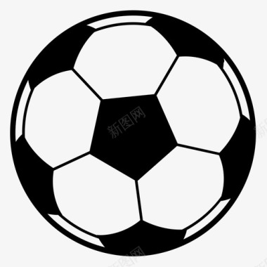 足球足球田径娱乐图标图标