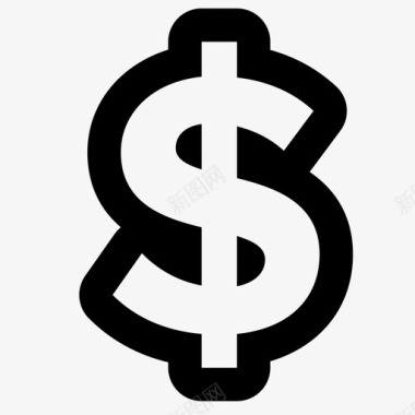 美元小图标美元现金货币图标图标