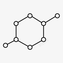 分子分解图案分子药学化合物图标高清图片