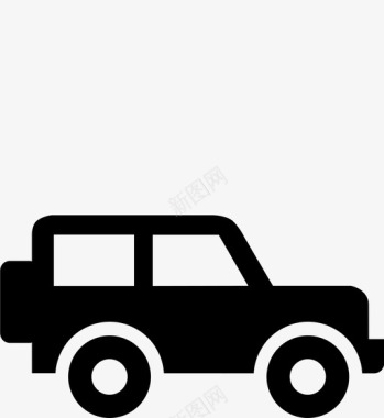 吉普吉普车汽车卡车交通工具运动型多用途车图标图标