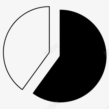 数据上升图饼图60业务图标图标