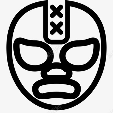 儿童节娱乐摔跤娱乐MaskMexicoWrestle图标图标