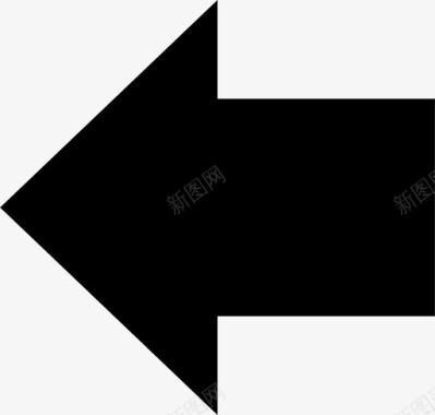 向左旋转箭头后退向左图标图标