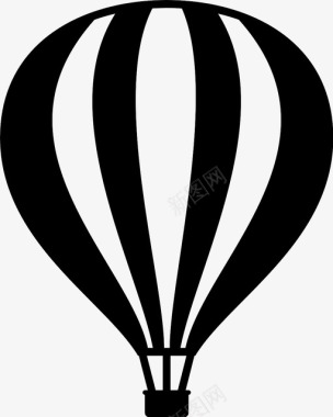 热气球飞行热气球飞行运输图标图标