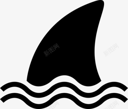 鱼翅鱼翅海豚海洋图标图标