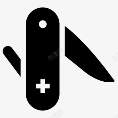 瑞士军刀工具瑞士图标图标