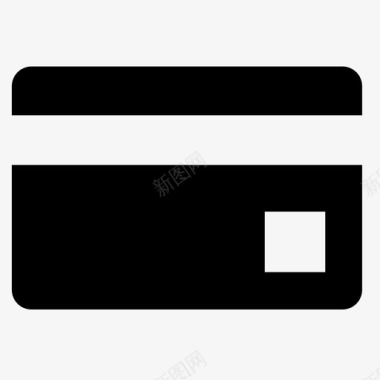 信用卡信用卡银行借款借记货币图标图标