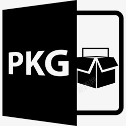 PKG文件格式PKG开放文件格式接口文件格式风格化图标高清图片