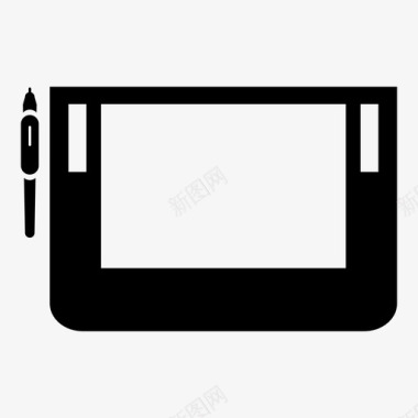 平板电脑数码插画图标图标