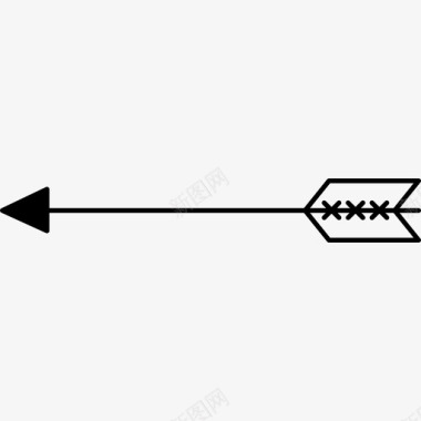 上箭矛箭箭灌木图标图标