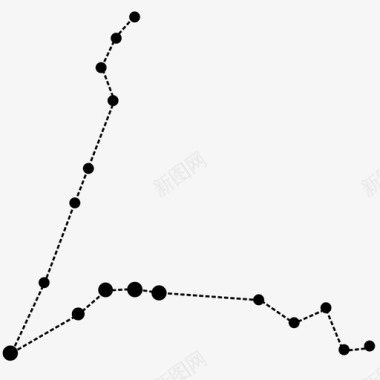 双鱼座星座神话图标图标