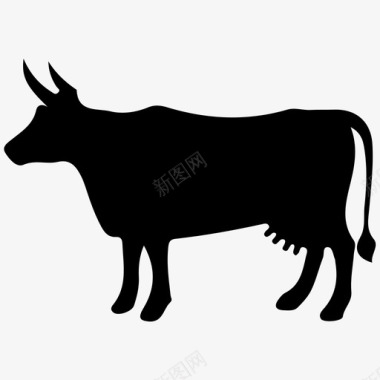 免抠牛牛自然牲畜图标图标