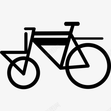 自行车货物送货图标图标