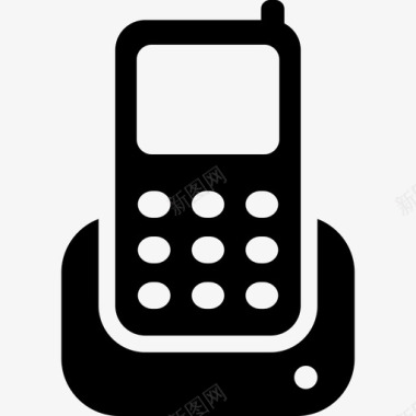 局域网网卡电话无绳数字电话图标图标