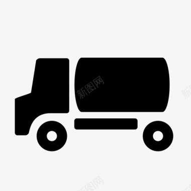 运输卡车气罐车液体运输车化粪池运输车运输车图标图标