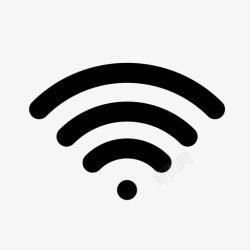 WiFi强度无线互联网无线电波图标高清图片