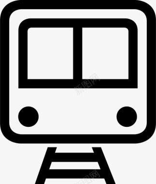 公交地铁标识地铁捷运公共交通图标图标