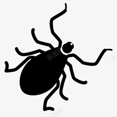 png图片素材蜱虫粉螨小虫图标图标