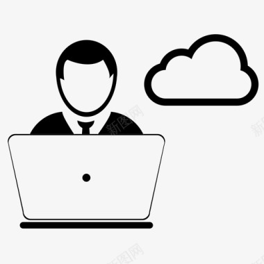 云服务器用户工作服务器图标图标