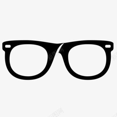 眼镜时髦雷朋图标图标