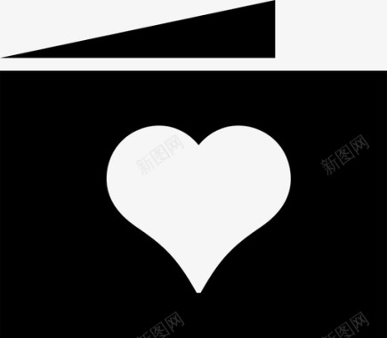 情人节的情书情书卡片心图标图标