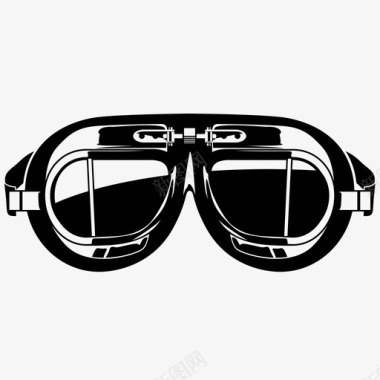 护目镜眼睛看保护视力图标图标