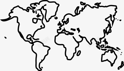 世界地图png世界国家地理图标图标
