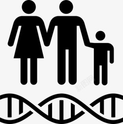 学人遗传学人类医院医疗保健家庭图标高清图片