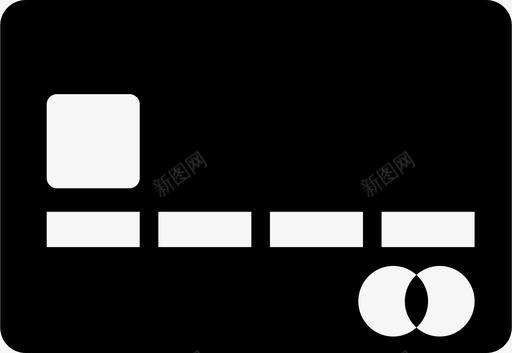 支付签证信用卡消费者借记卡图标图标