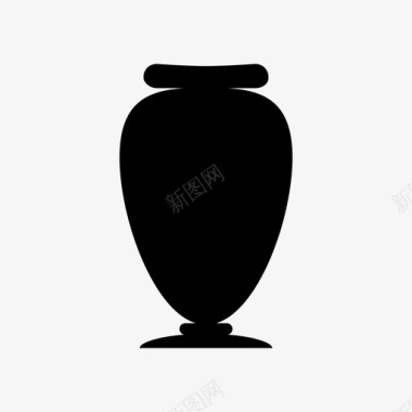 花瓶古代陶瓷图标图标