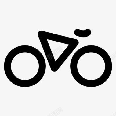 自行车骑行赛车图标图标